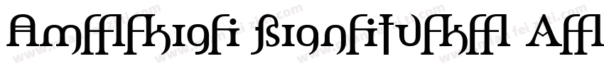 Amerika Signature De字体转换